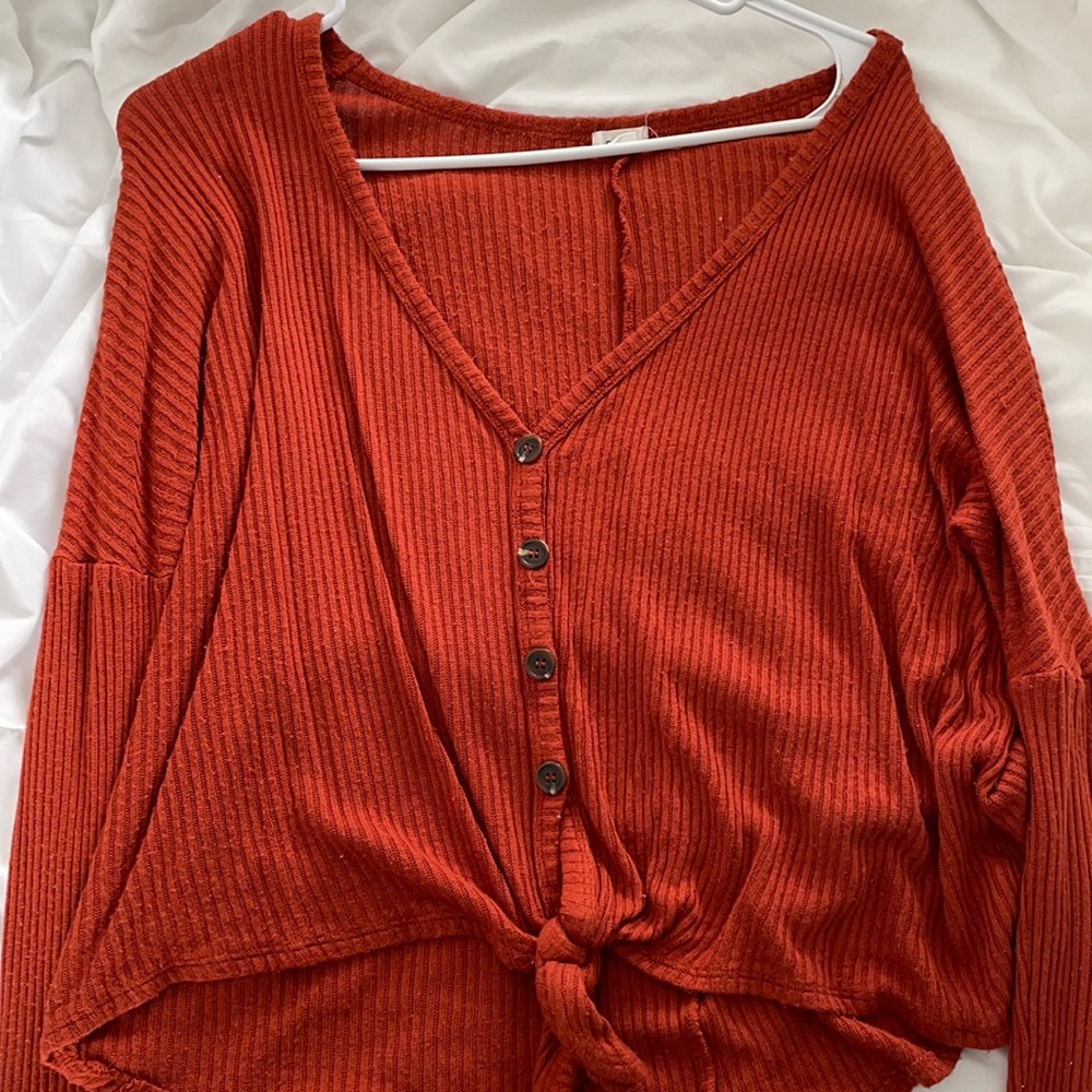 Garage button down sweater